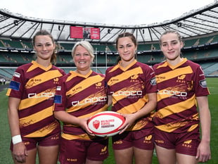 VIDEO: Family quartet helps lead women's rugby team to victory