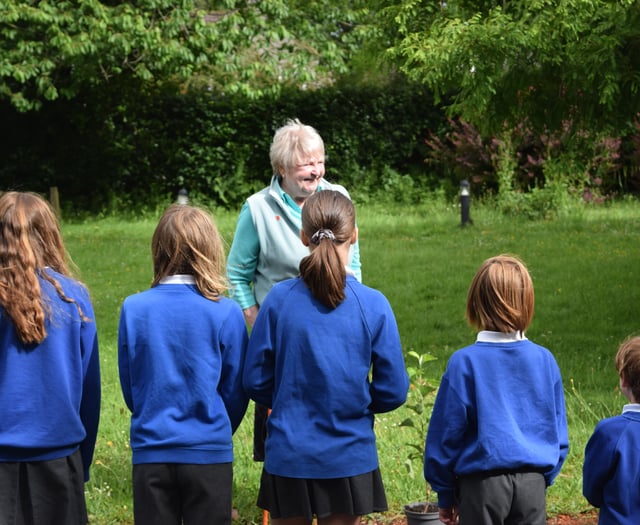 Pupils receive apple tree with special history