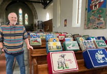 In pictures Creative prayer kneelers celebrate Bere Alston