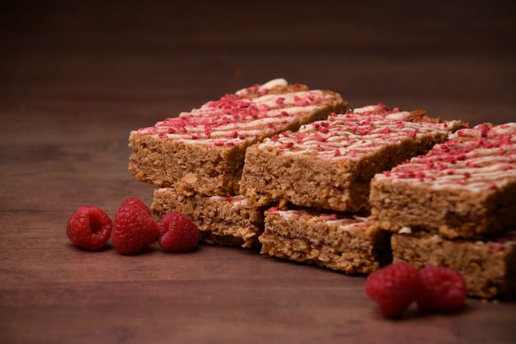 Tavistock's Flapjackery company wooed the judges with its oat bars flavoured with raspberries and white chocolate.