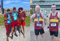 Okehampton Running Club members of all ages in action