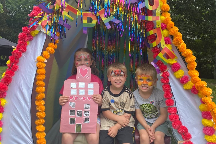 Youngsters mark TaviPride together.