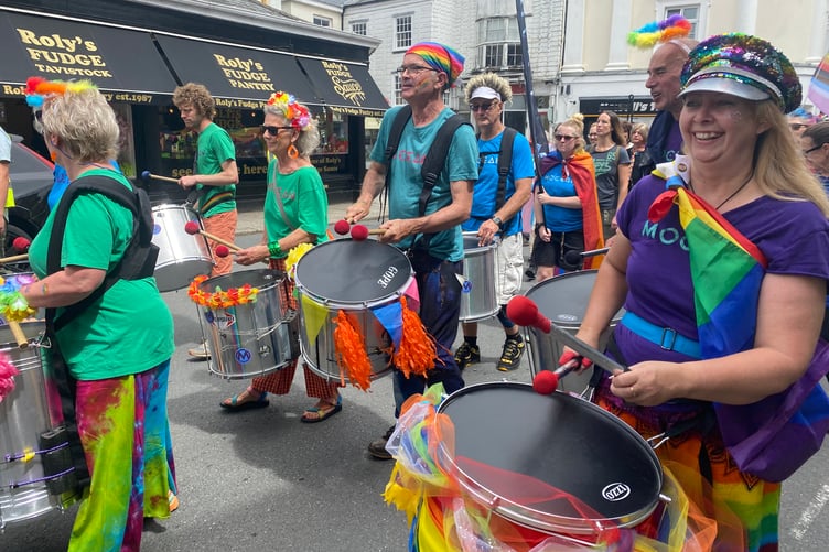 Drumming for community, diversity and friendship at TaviPride.
