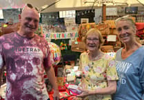 Tavistock market trader marks 85th birthday at work