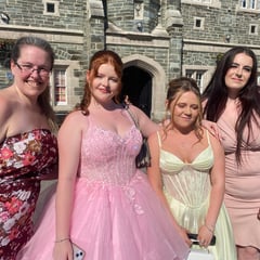 Students let off steam in prom finery