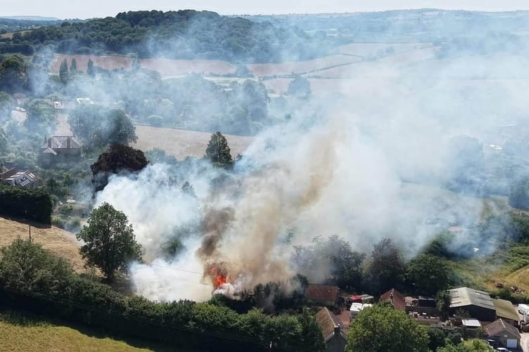 Yelverton firefighters busy weekend tackling wildfires.