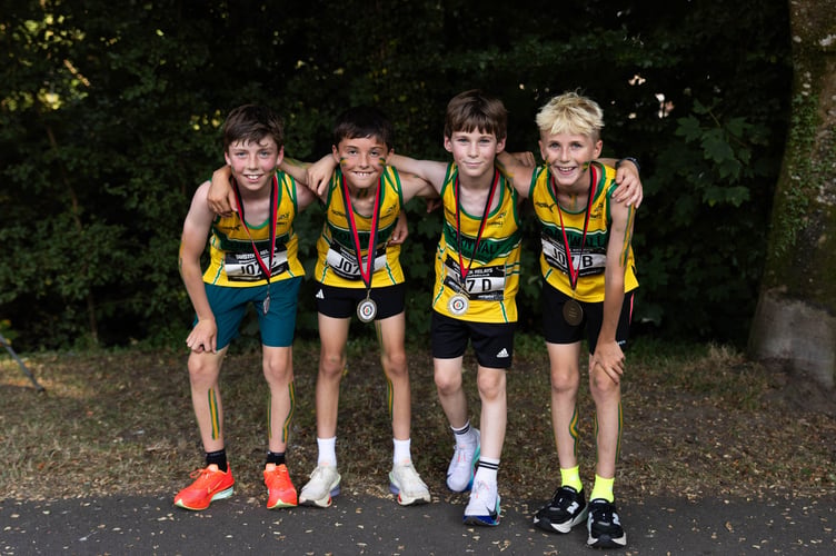 Cornwall AC Years 5&6 boys winners