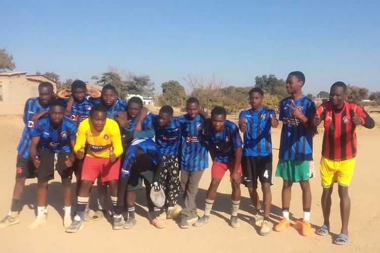African football-mad boys benefit from Tavistock kit sharing