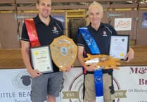 Collaton father and son celebrate top shearing award