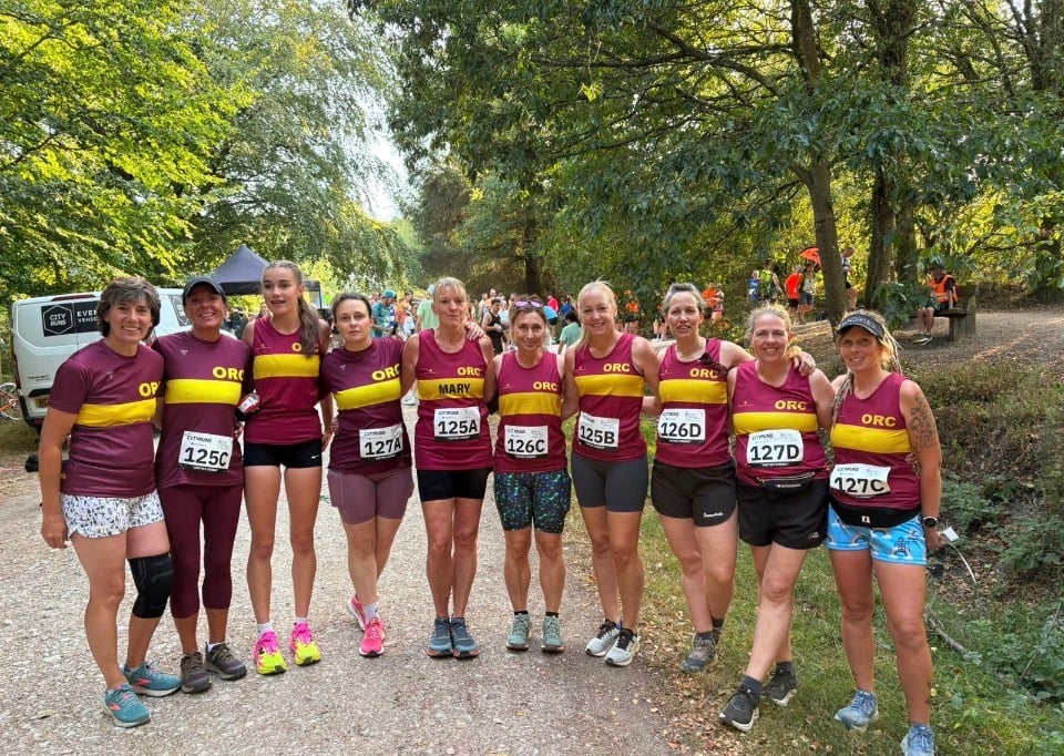 ORC ladies at Haldon Relays