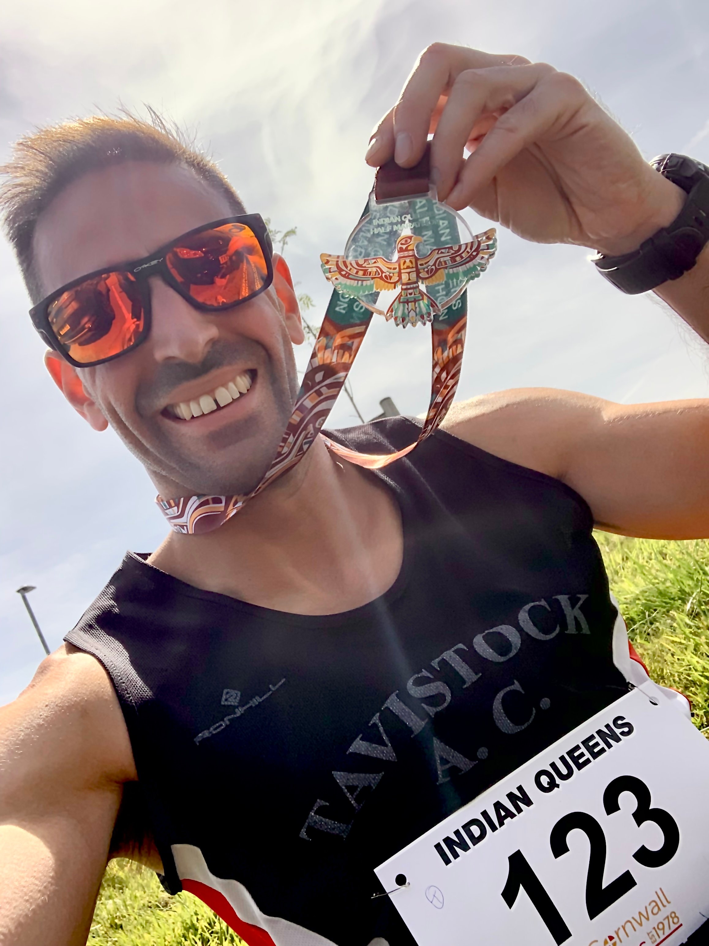 Ian Collacott at the Indian Queen’s half marathon