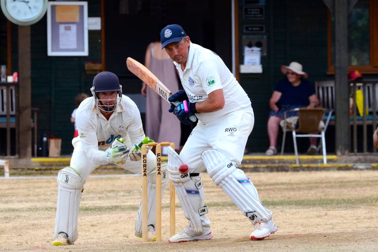 Bridestowe & Belstone captain Richard Drake, who made 48 and shared a stand of 70 with Phil Woods in his side's win at Stoke Gabriel