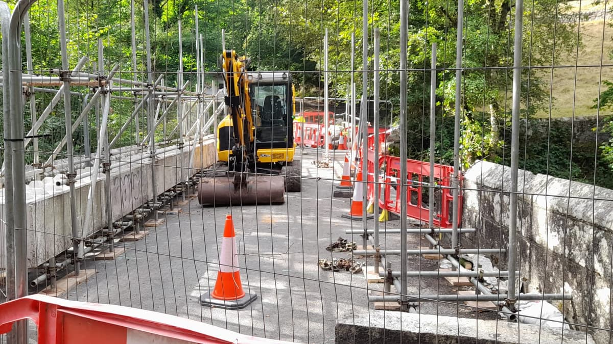 Lydford-Brücke wieder geöffnet