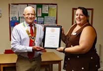 Yelverton Co-op manager presented with Rotary good citizens award