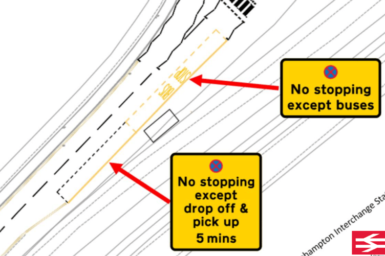 Devon County Council has proposed introducing a 19-metre long drop-off zone on Hameldown Rd.