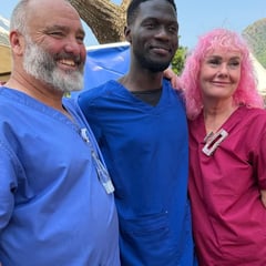 Couple bring smiles to Africa
