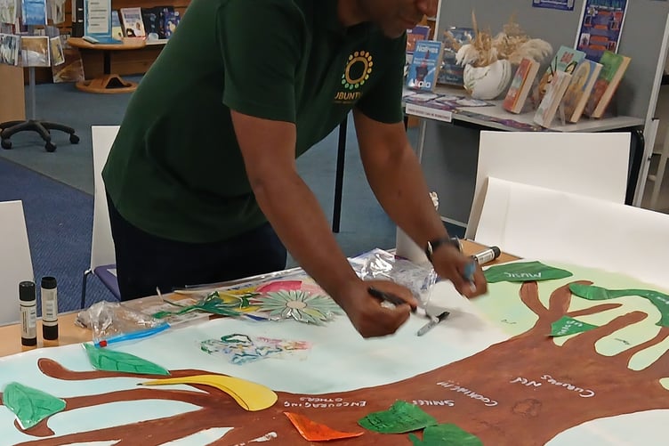 Tavistock Respect Festival is displaying artwork based on trees to illustrate community links.