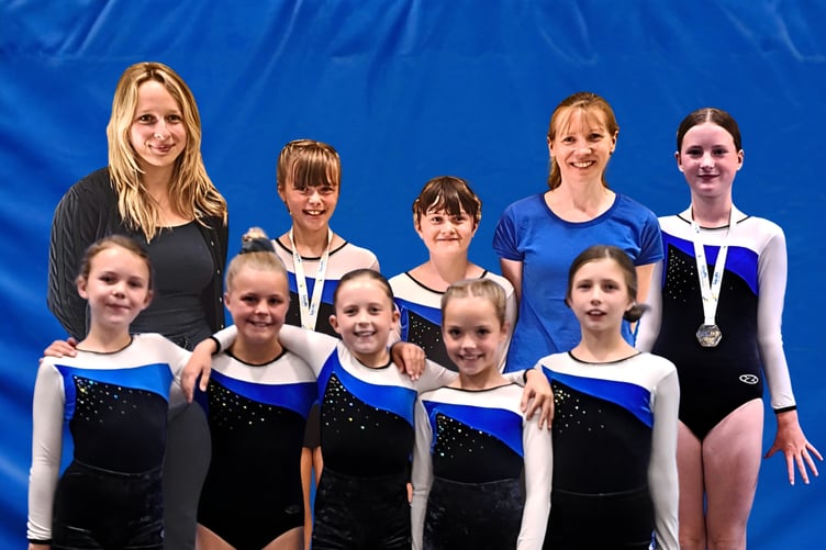 Flyers' SW tumbling competitors
