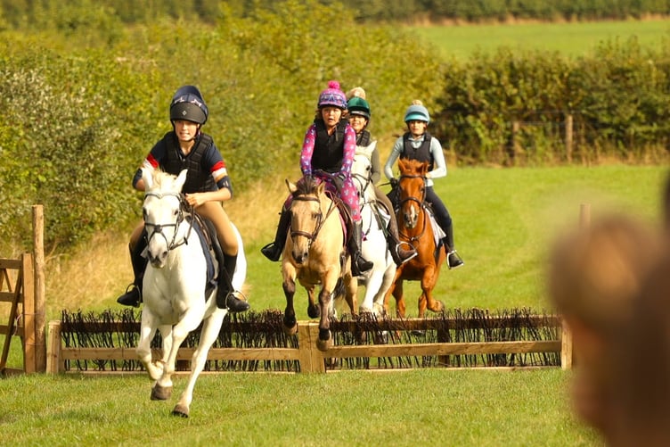 Spooners and West Dartmoor Hunt pony racing at Lamerton. Picture by Chris Cotterell.