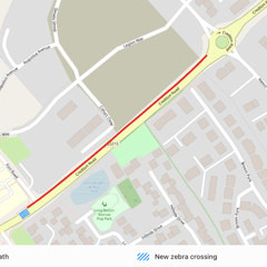 Footpath provides safe route to school, at last