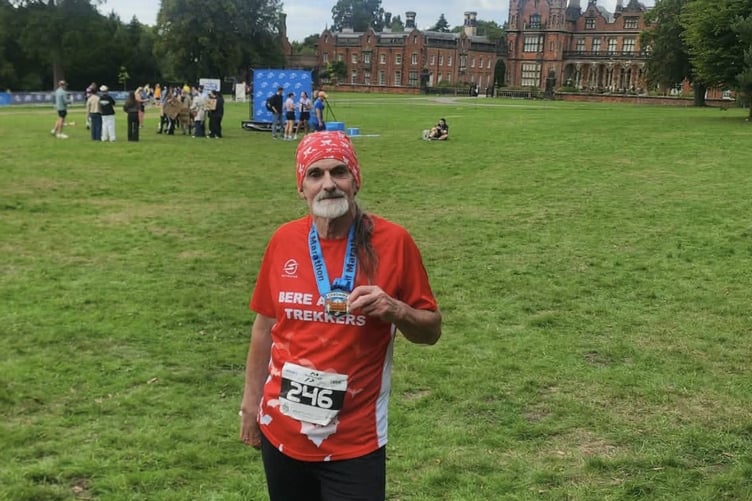 Andy Cowden at Cheshire half