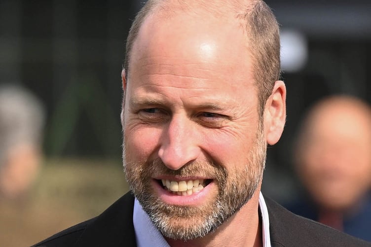 Prince William makes a welcome visit to Princetown, launching a £250,000 fund for the community.