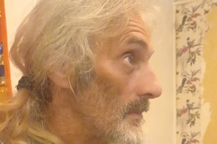 Police are appealing for helping tracing John, pictured, from North Tawton.