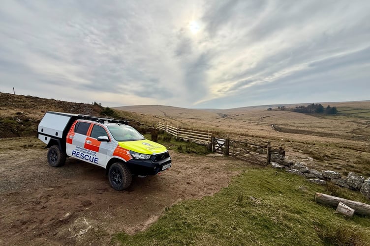 Dartmoor Search and Rescue Team Tavistock helped in the rescue of an ill walker.