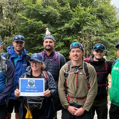 Leaders and friends climb three peaks for Guides