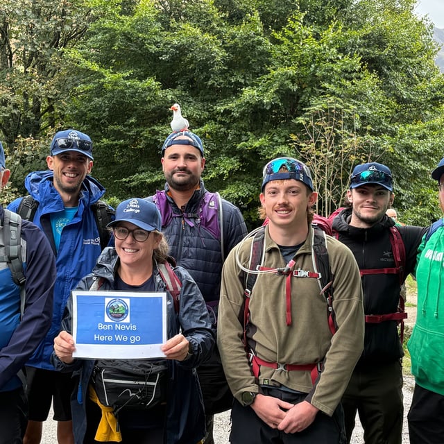 Leaders and friends climb three peaks for Guides