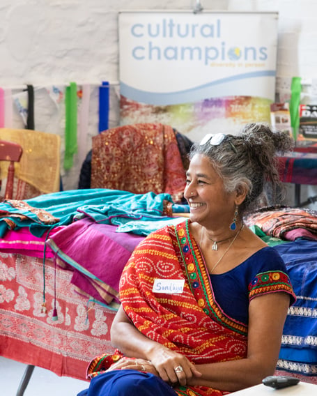 One of the stalls at the multi-cultural Tavistock Respect Festival which has been declared a success.