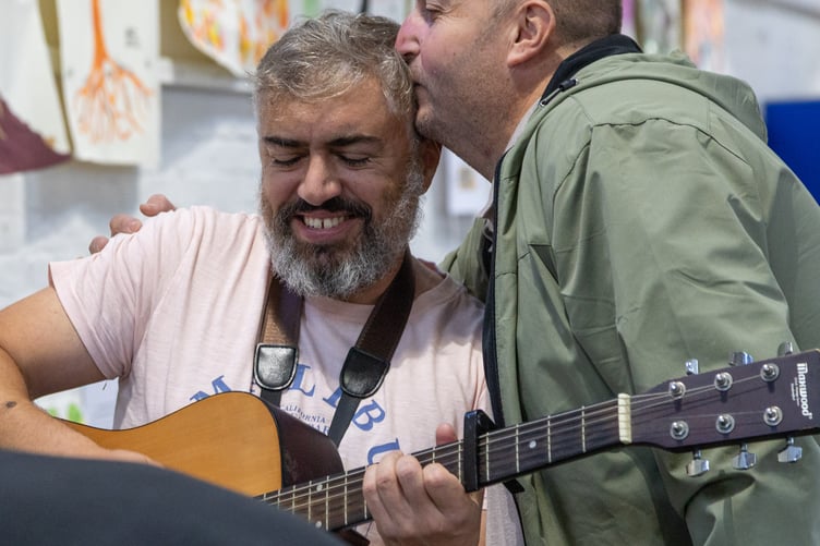 Admiration for a musician performing at Tavistock Respect Festival.