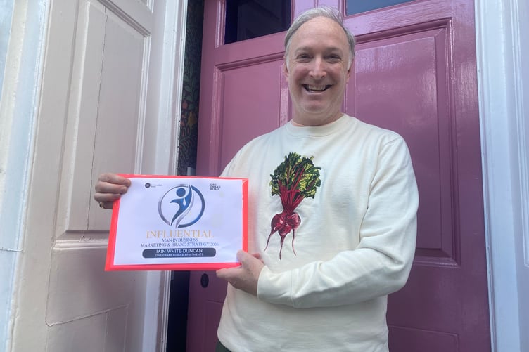 Iain White-Duncan wins an international award as Influential Man in Business 2026.