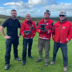Eye-in-the sky boost for volunteer rescuers