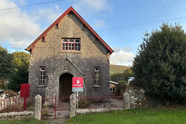 Author Peter Caton is the new owner of the Belstone Methodist chapel.