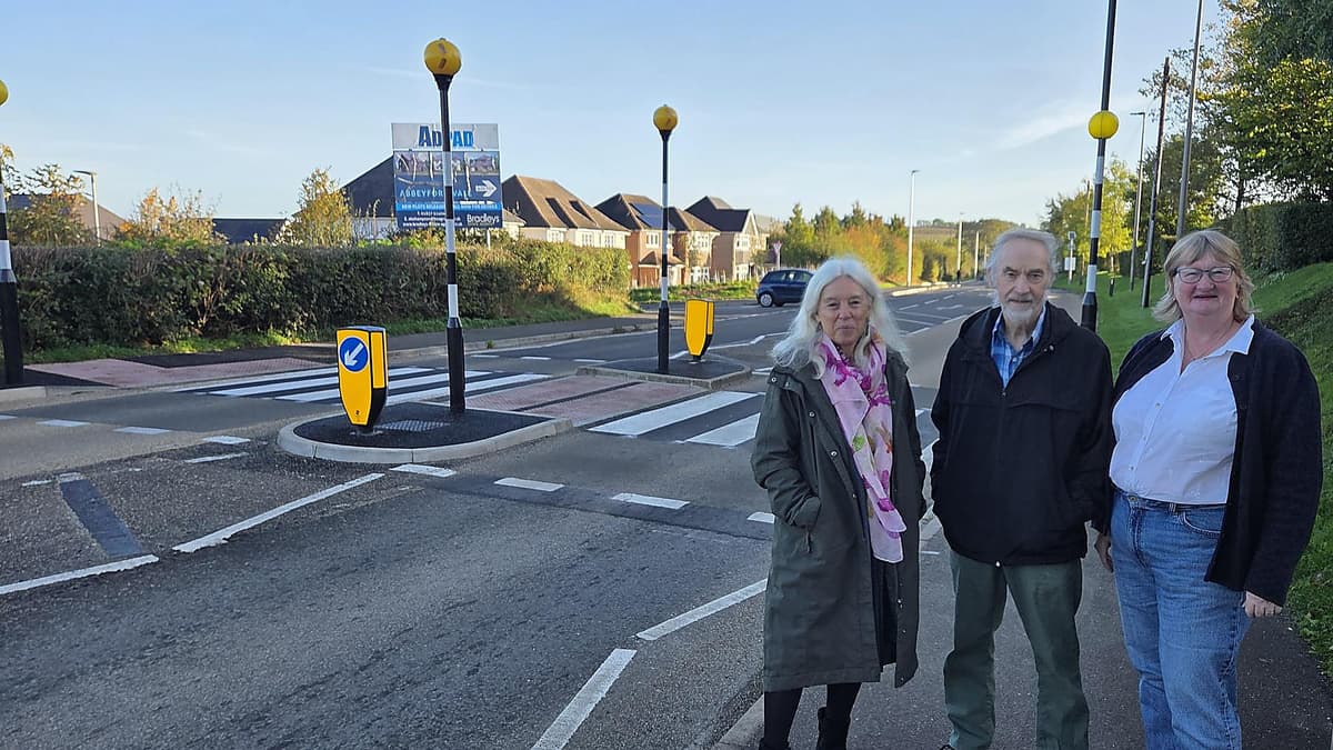 Safe route to school in Okehampton complete