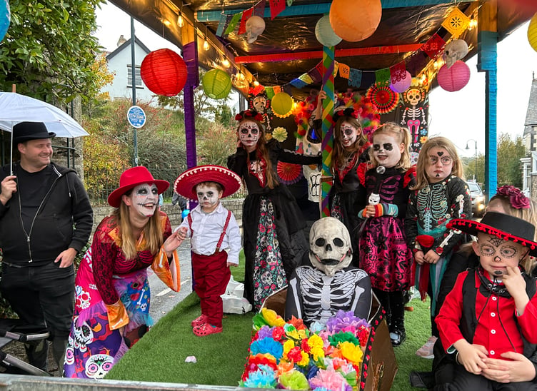 'The Day of the Dead' was one of the floats at the Okehampton Carnival last year.