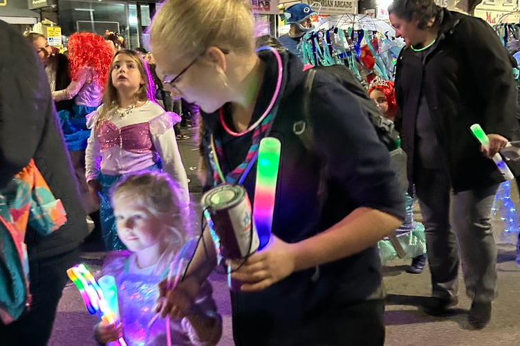 Everyone had their glow on.
