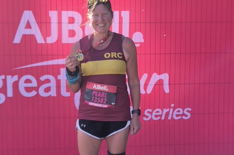 Pearl, of Okehampton Running Club.