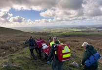 Injured runner helped by North Dartmoor volunteer rescue team