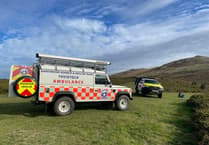 Volunteer mountain rescuers help injured Lydford walker