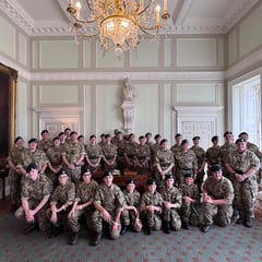 Okehampton army cadets guests at Buckingham Palace
