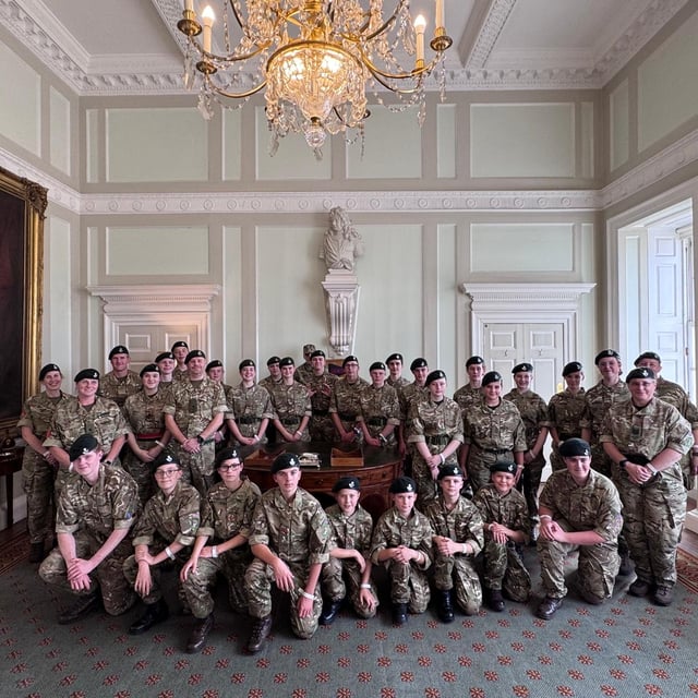 Okehampton army cadets guests at Buckingham Palace