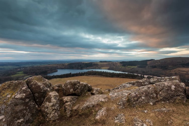 Burrator Reservoir, a view from Sheepstor, by Sam Hussey Photography