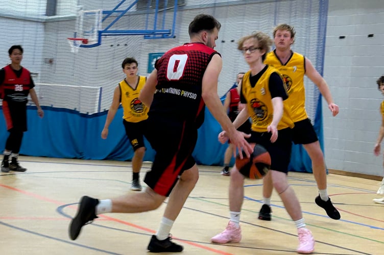 Tavistock Titans on their way to victory over Kitto Platypus.