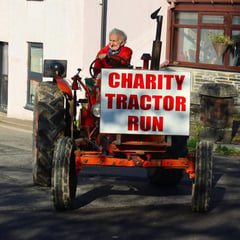 Tractor run takes scenic route for cancer charity