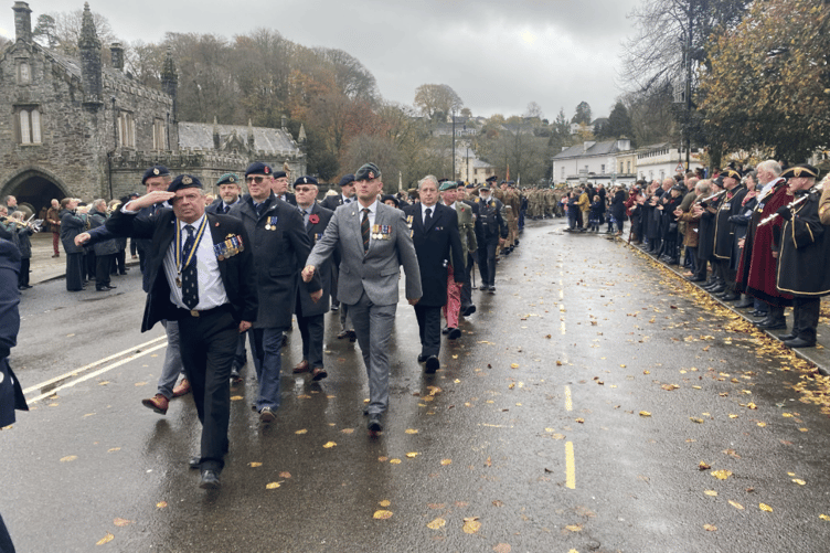 Tavistock Remembrance Sunday