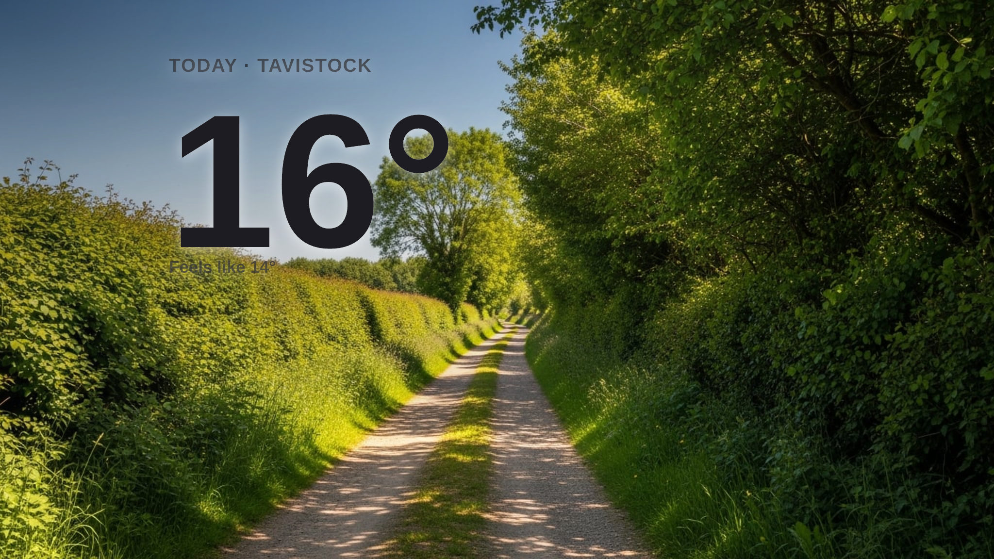 Sunshine and warmth for Tavistock today - here's what to expect