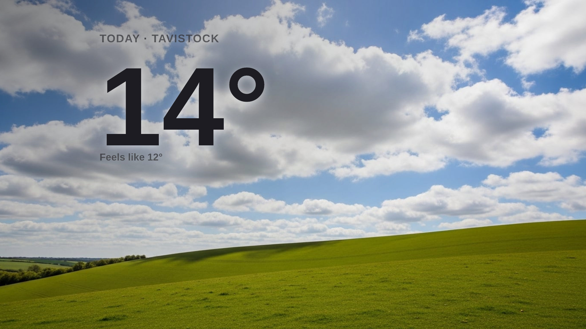 Clouds and sun for Tavistock today - here's your Thursday forecast